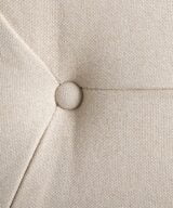 Cabecero "capitoné" crema tejido-madera 160 x 10 x 130 cm