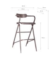 Pack de 2 Taburete raich