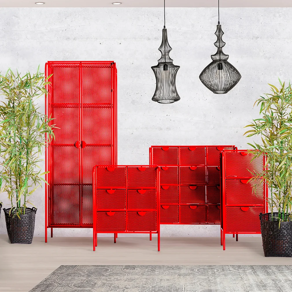 Lámpara de techo Hierro Industrial 33x33x57