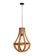 Lámpara de techo Madera de abeto Colonial 41x41x56