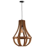 Lámpara de techo Madera de abeto Colonial 41x41x56