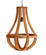 Lámpara de techo Madera de abeto Colonial 41x41x56