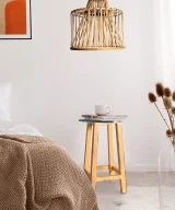 Lámpara de techo arteaga Bambú Contemporáneo 46x46x44
